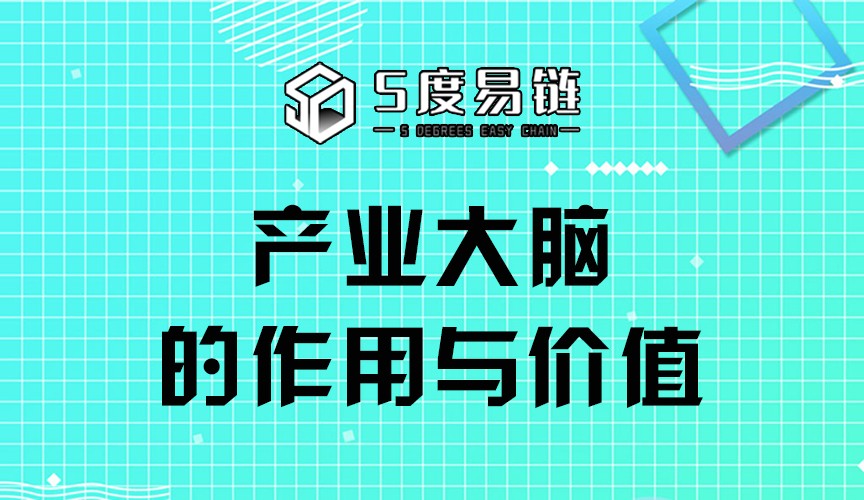 產業大腦的作用與價值